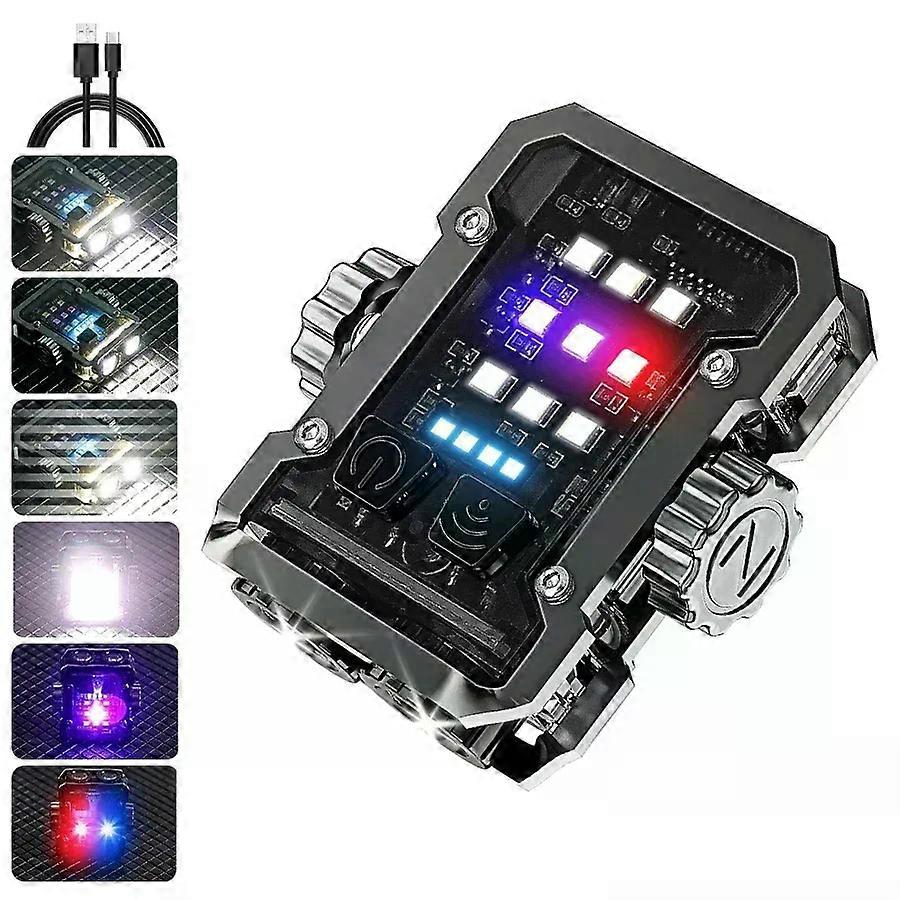 Super Bright Powerful Pocket Torch Light LED Multifunctional Linterna Magnetic COB LED EDC Mini Keychain Flashlight Rechargeable