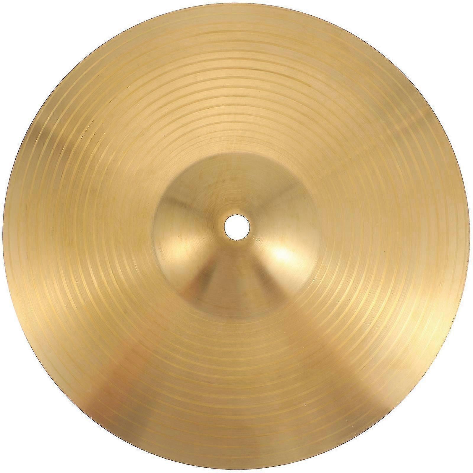 10-calowe mosiężne talerze hi-hat Crash Ride Talerz dęty dla początkujących Instrument perkusyjny (złoty)