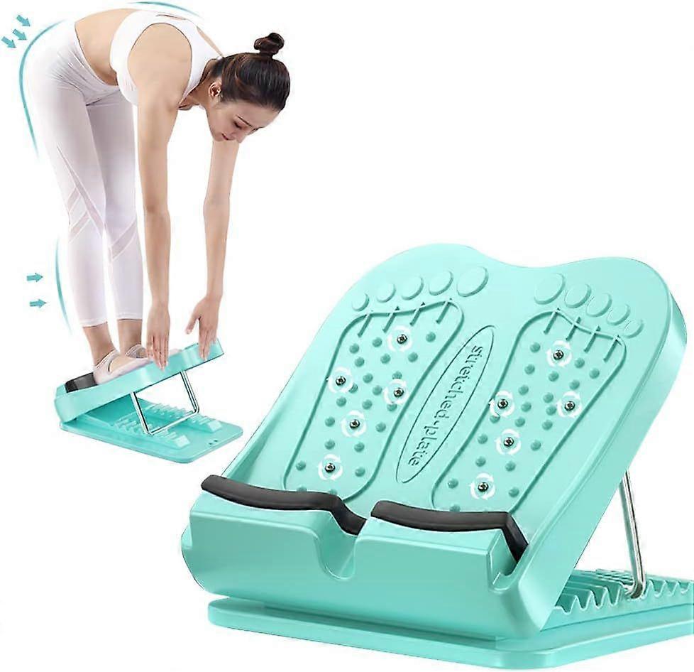Adjustable stretch board, professional balance board, oblique exercise board for stretching tight calves, 9 levels adjustable, reduce fatigue core tra