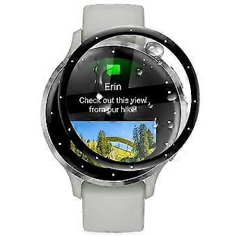For Garmin Venu 3S Anti-scratch 3D PET Film Black Edge Watch Screen Protector