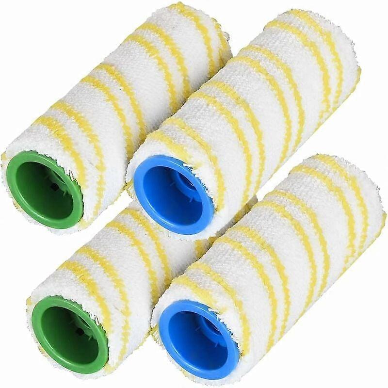 Low Noise Hard Floor Cleaner Roller for Easy Installation, Microfiber Floor Roller with Premium Material for Efficient Cleaning on Parquet Laminate
