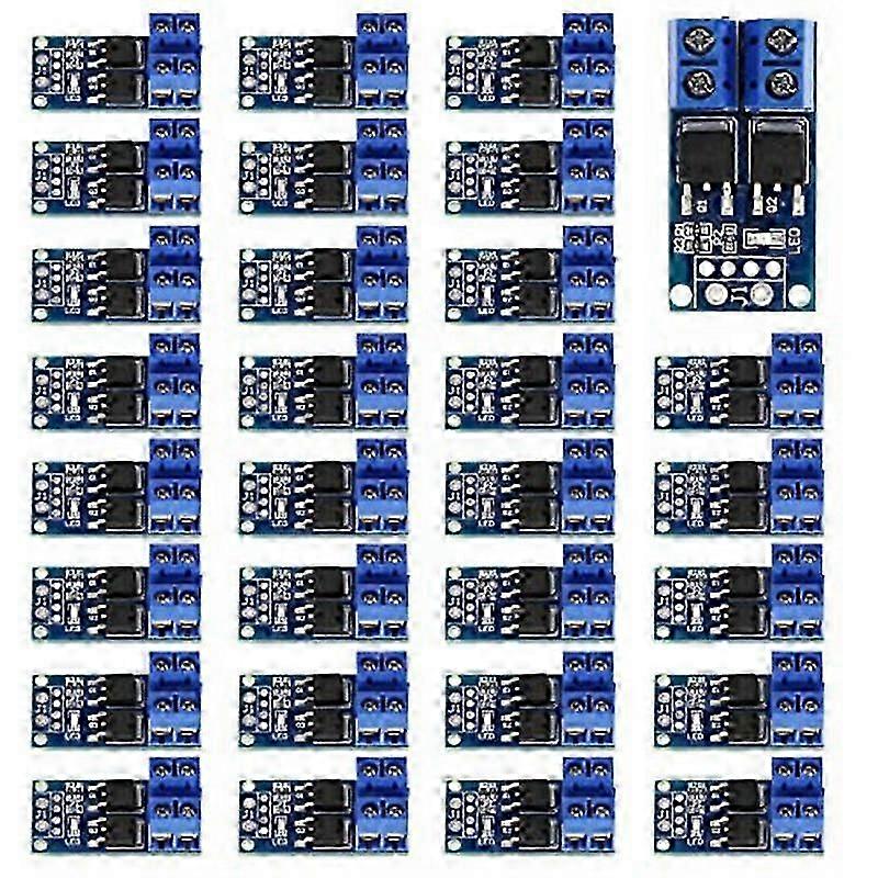 30PCS MOSFET Switch Drive Module DC 5V-36V 15A(Max 30A) 400W Dual High-Power 0-20KHz PWM DC Motor S