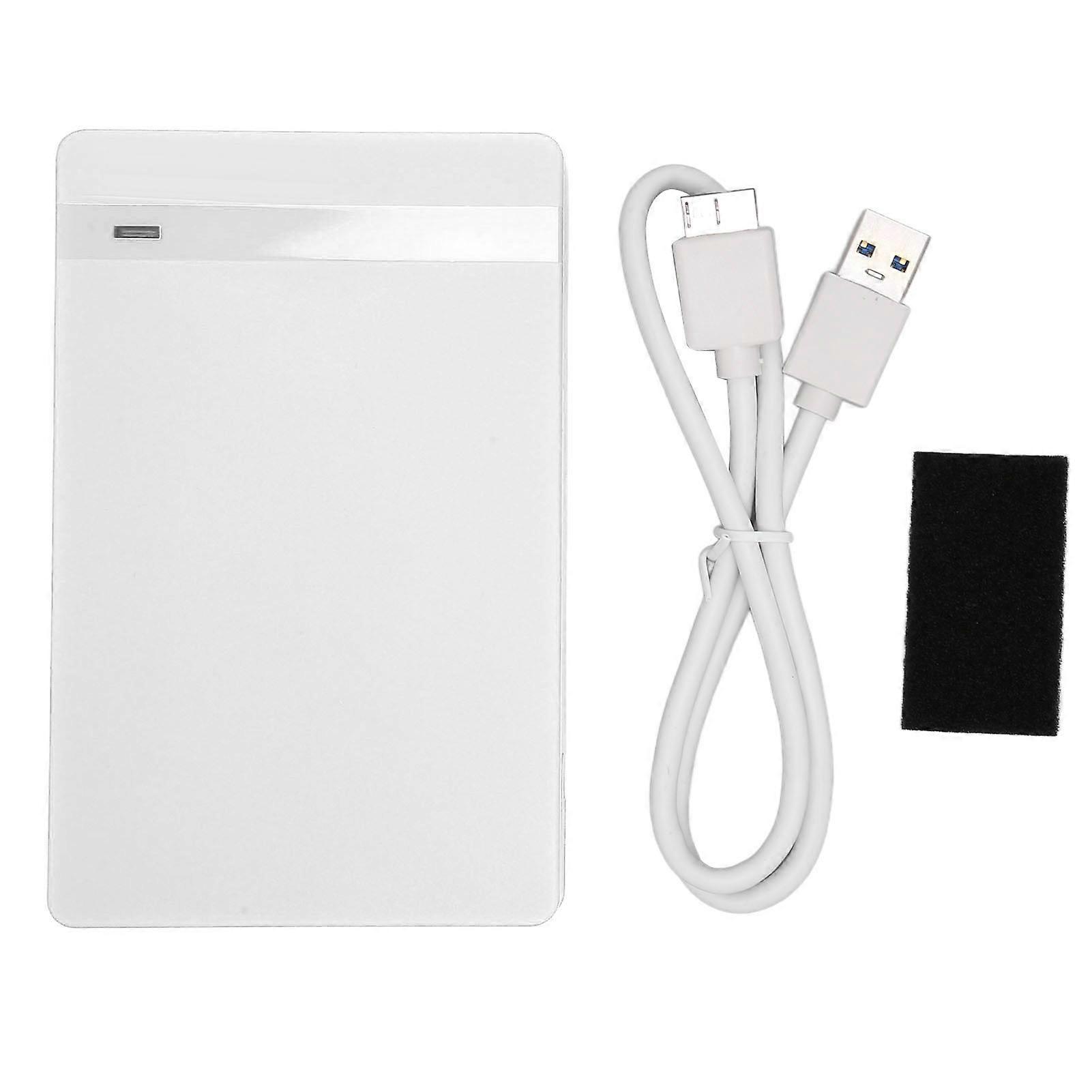 2.5in Hard Drive USB3.0 Plug and Play Mobile Enclosure External HDD Case Adapter Windows for OS