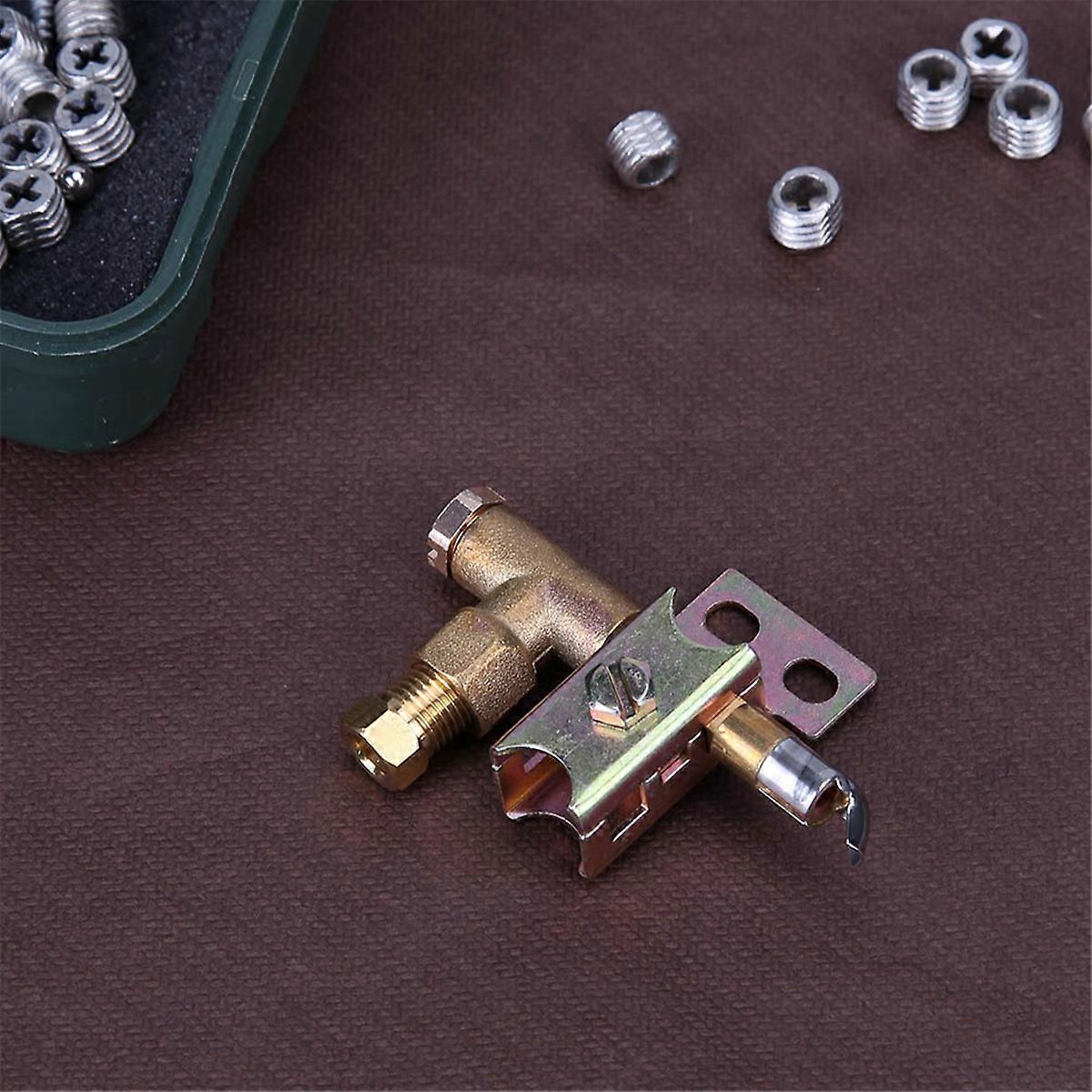Pilot Burner One Way Flame Bracket Can Have Natural or LP Gas 2 Hole
