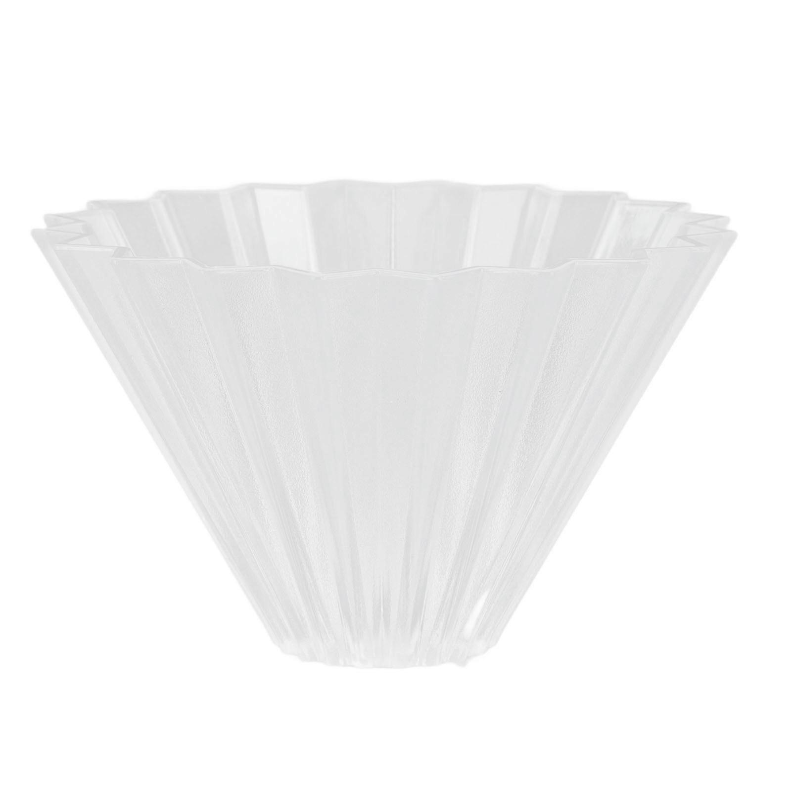 Reusable Resin Cone Coffee Filter for Kitchen Clear