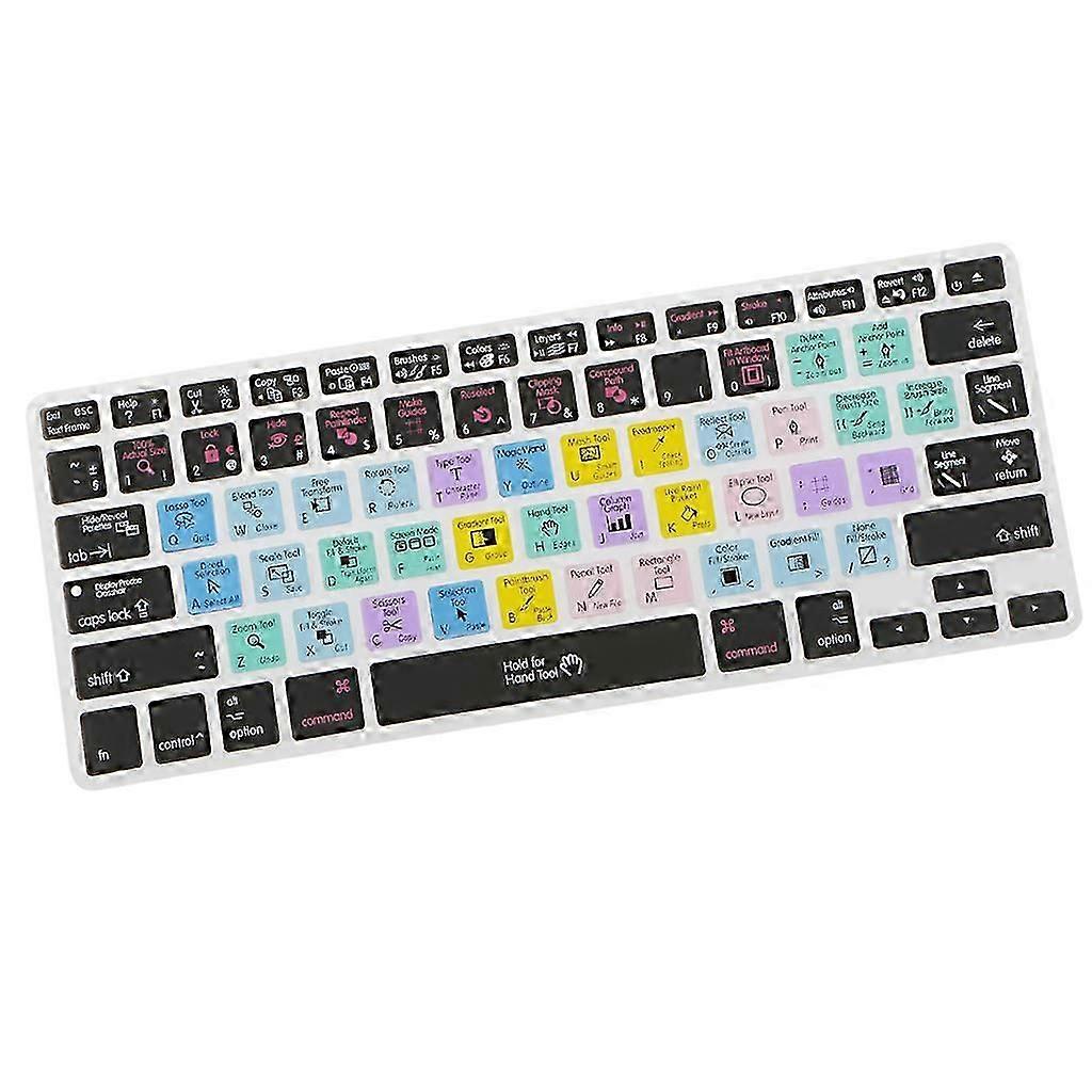 Hotkey Shortcut Backlight Keyboard Skin Cover For Macbook As Described