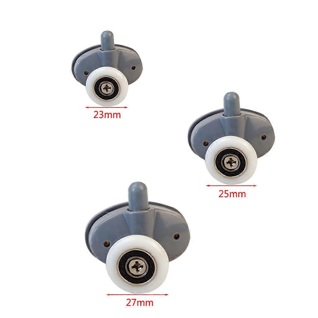 8 Pack Smooth Shower Door Runners Replacement 4 Upper Rollers 4 Bottom Rollers