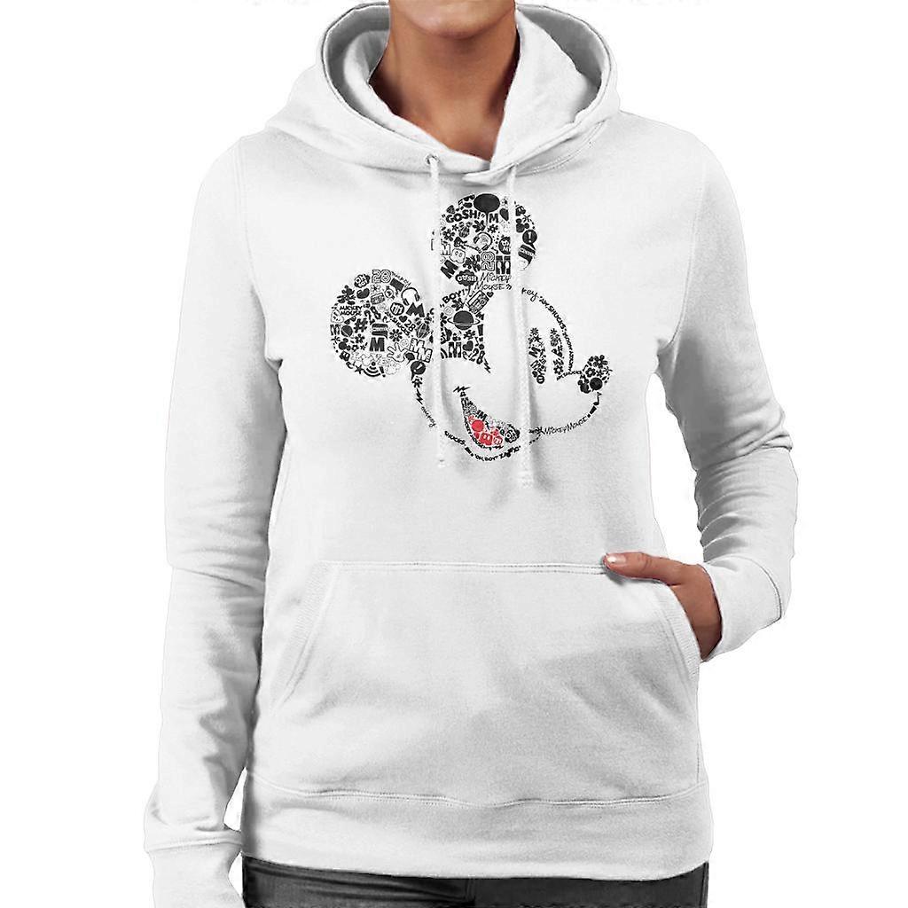 Moletom com Capuz Disney Mickey Mouse Icons Head para Mulheres