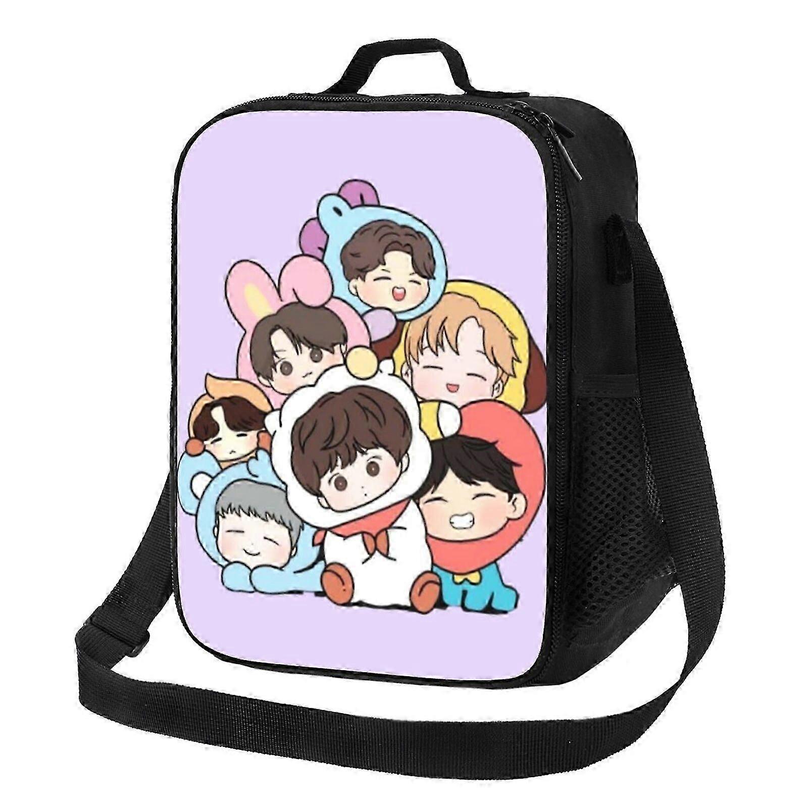 BT21 (5) Lonchera de picnic aislada para almuerzos al aire libre-ML455