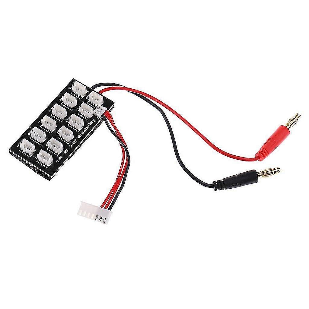 JST-PH 7.4V 2.0-2S Battery Parallel Charging Board Charger 4mm Banana Plug
