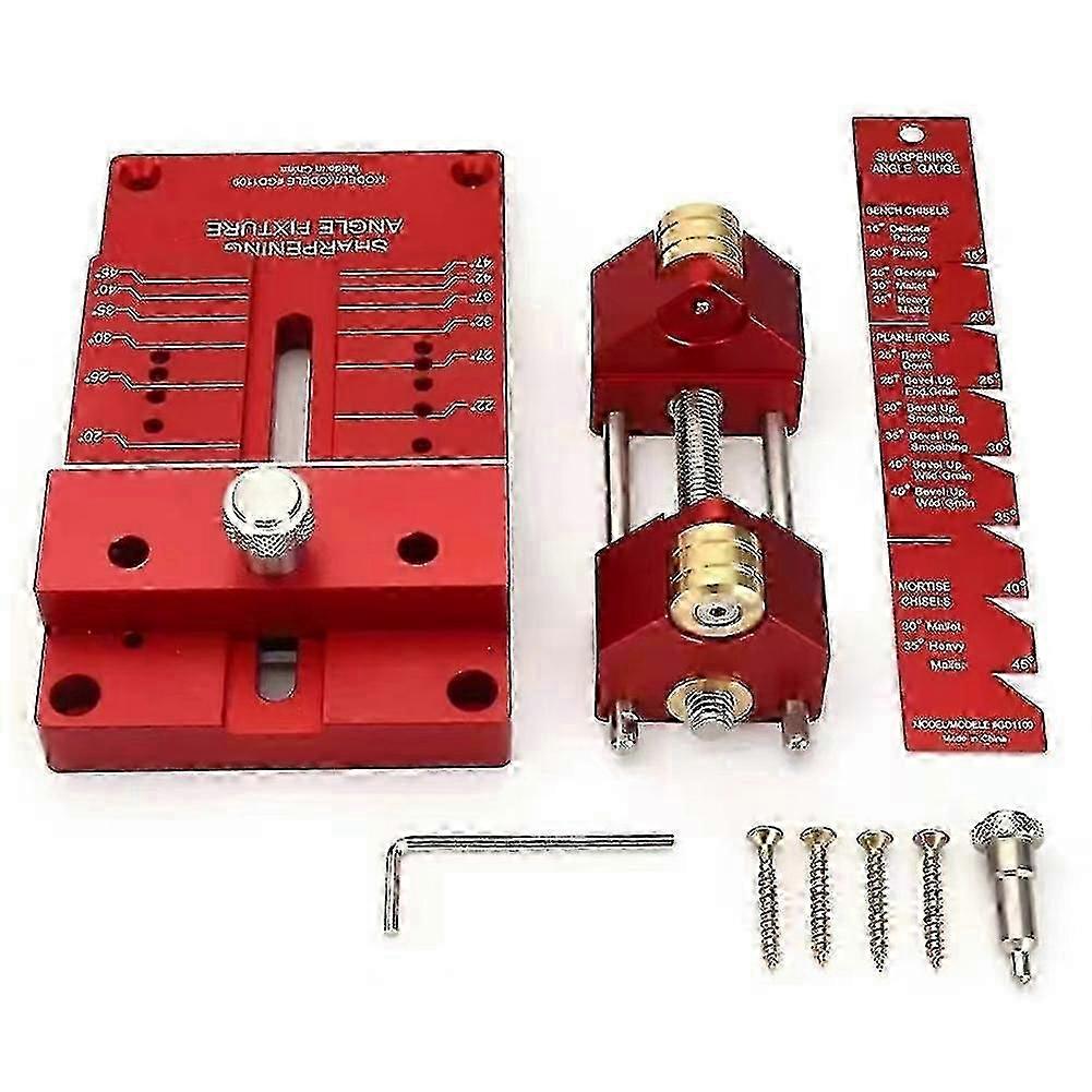 Sharpening System Honing Guide Sharpening Holder Angle Fixture Gauge for Woodworking Chisel Sharpen