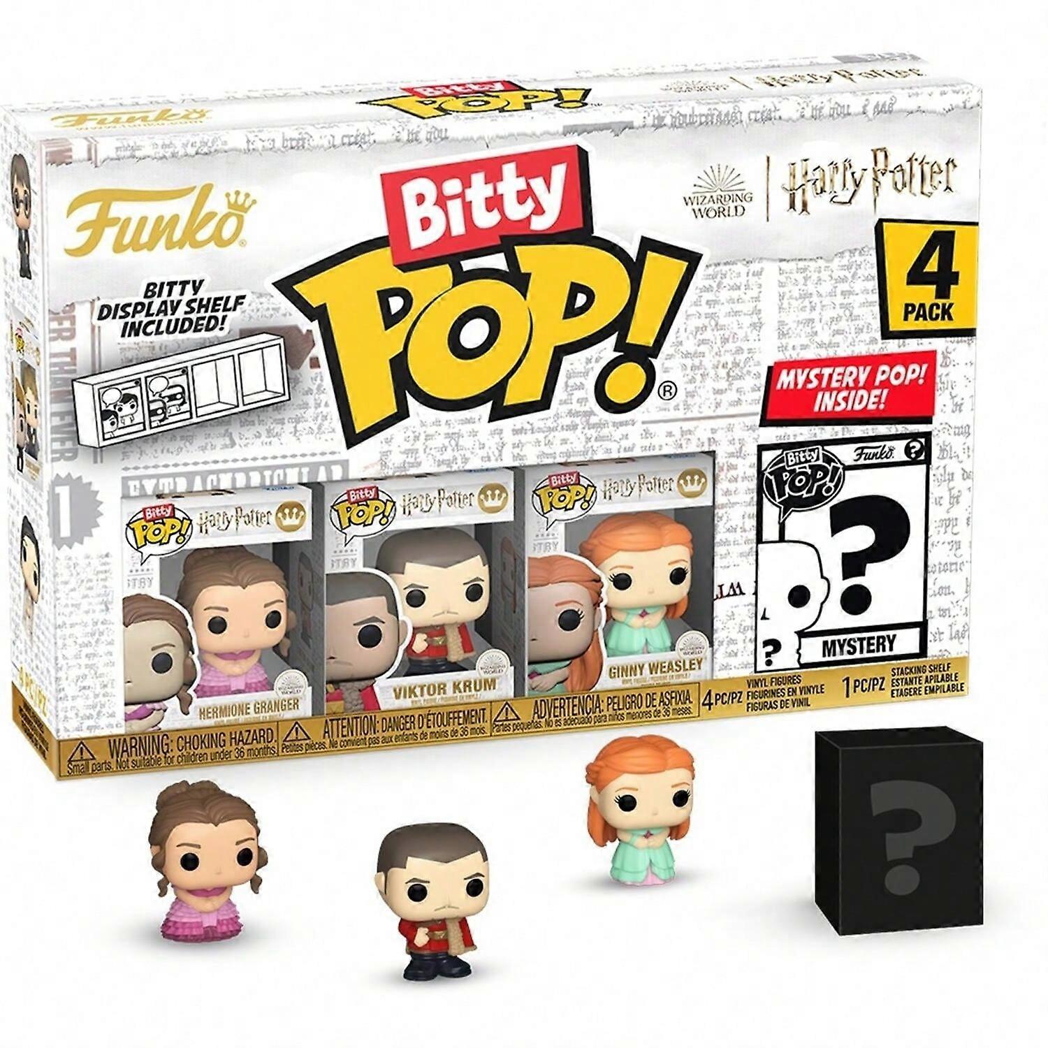 FUNKO Bitty POP!: هاري بوتر وكأس النار - هيرميون 4 عبوات [مقتنيات] شكل فينيل ، 4 عبوات استيراد الولايات المتحدة الأمريكية