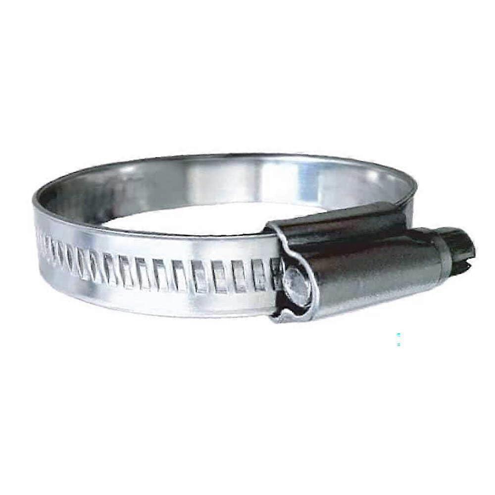 316 SS NonPerforated Worm Gear Hose Clamp 3/8' (11/2' Band 2') Clamping Range 10Pack SAE Size 24
