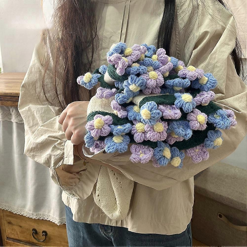 Häkeln Strauß von Gänseblümchen Häkelstrauß Decke Handgemachte Blume Throw Decke