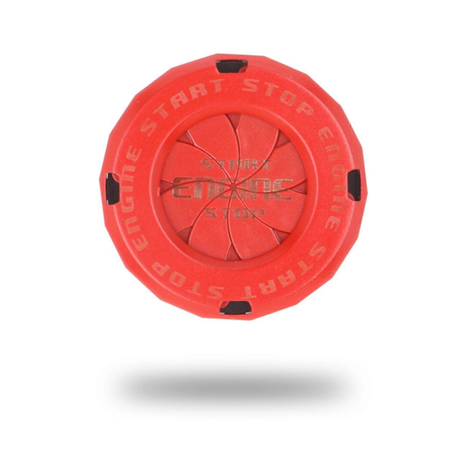 Push Start Button Cover Engine Start Stop Button Cover for Car and Some Motorbike Universal Rotating Push Start Button
