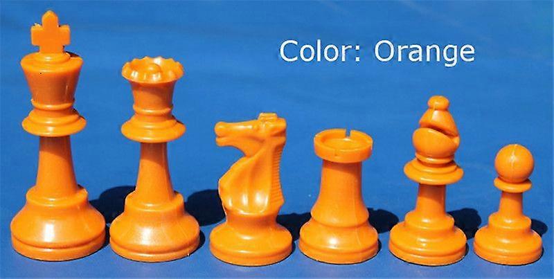 17Pcs Chess Pieces Standard Match Chess Set 2 Pcs Queen 1 Piece King High 97mm Chessman Resin Chess Pieces Without Chess Board