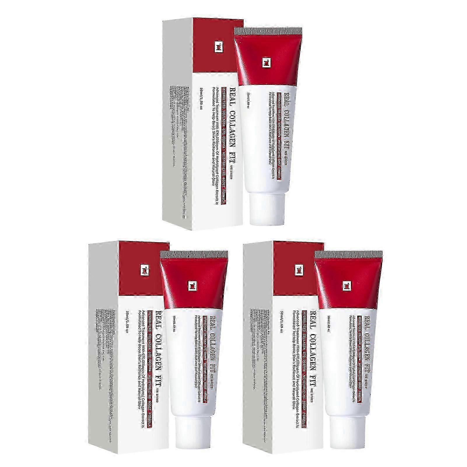 Real Collagen Fit Peelable Mask - Moisturising Collagen Mask for Elasticity, Hydration and Radiance