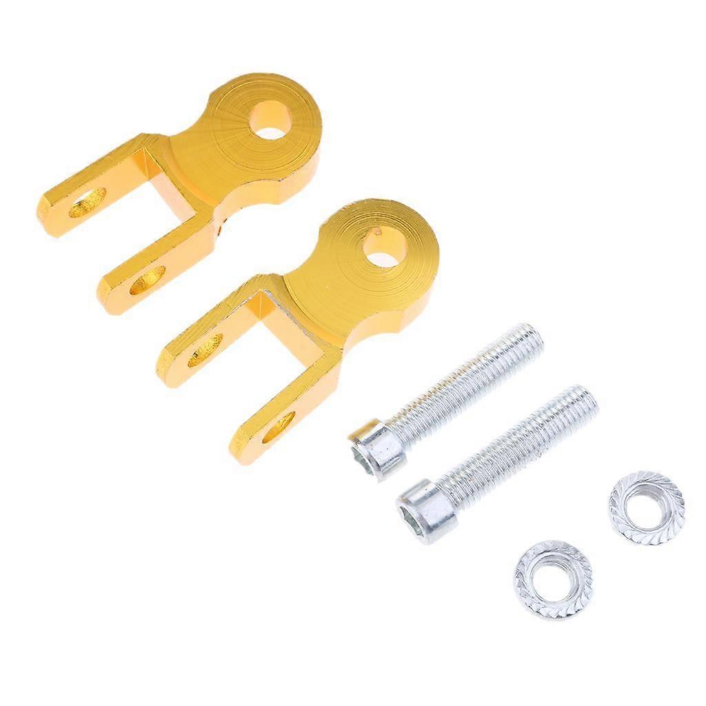 Silver Shock Absorber Height Extender Riser for Motorcycle 77mm