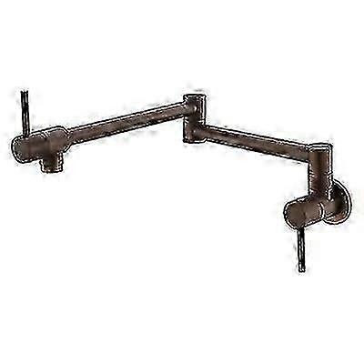 رائع وعاء حشو الحنفية الحائط قابلة للطي صنبور المطبخ واحد الباردة ثقب واحد بالوعة الحنفية تدوير قابلة للطي صنبور الكروم الذهب النحاس