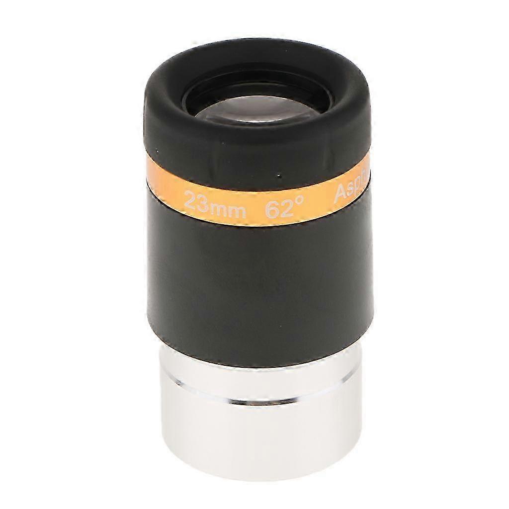 23mm 62 Deg FOV Wide Angle Aspheric Eyepiece for 1.25" Astronomic Telescope