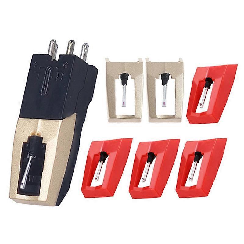 6Pcs Record Player Needle,Record Player with Diamond Stylus
