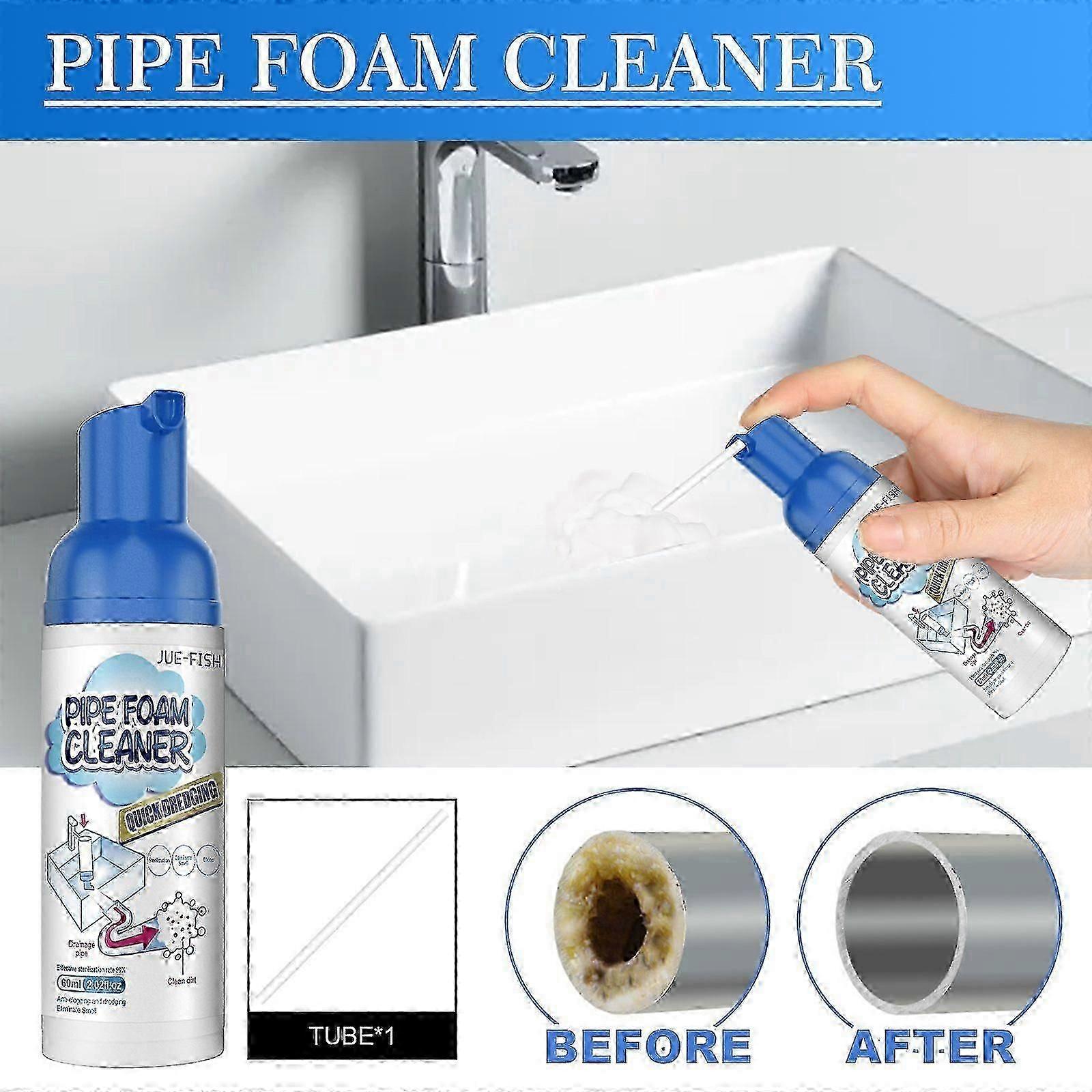 Pipe Foam Cleaner, Household Pipe Sink Drain Deodorant Cleaner