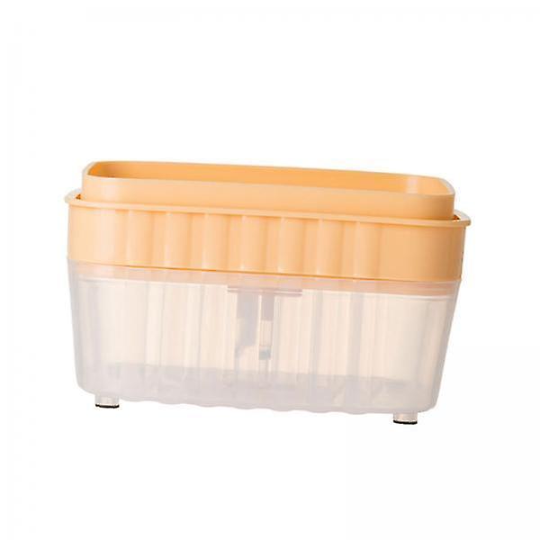 2xSoap Box Soap Dispenser Press Type 300ml Multifunctional Automatic Liquids Box