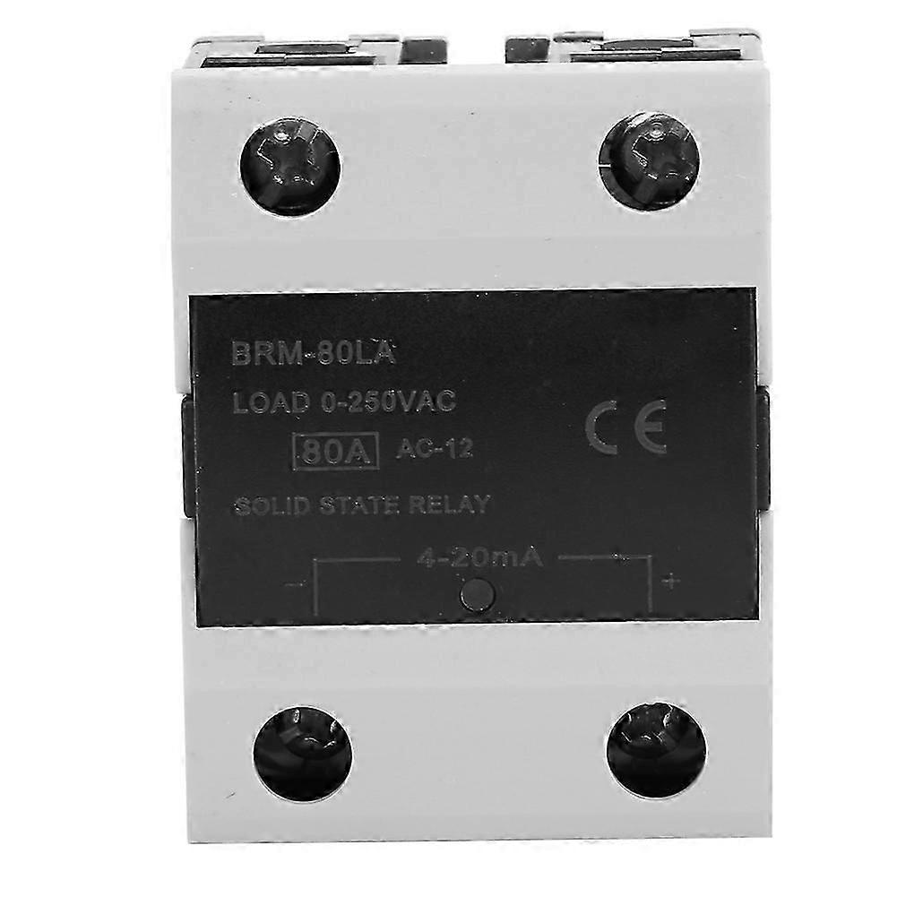 BRM-80LA SSR Solid State Relay with LED Light Tube Flame Retardant for Electronic Component