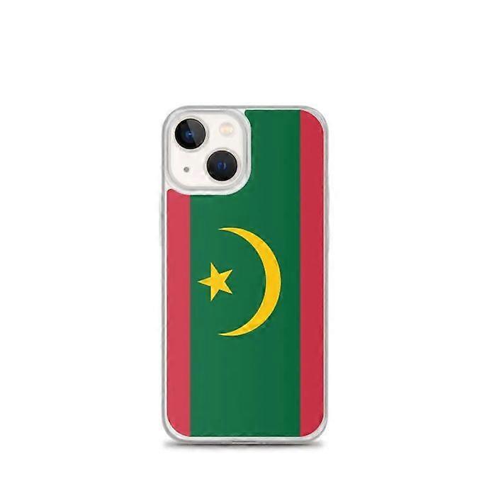 iPhone Case - Mauritania Flag - iPhone 13 mini - Flexible - Multicolor - Vertical