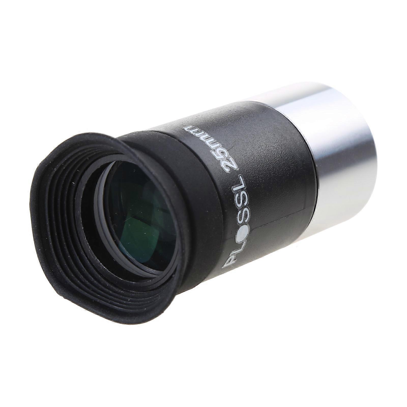 Fully MultiCoated 25mm Telescope Eyepiece Lens for Plossl Accessories Threaded for Standard 1.25inch Astronomy Filters