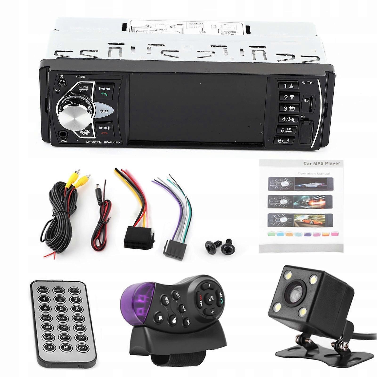 Reverse Radio Fm Car Mp5 Hd Bluetooth Player With Camera Head