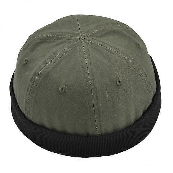 2X Unisex Rolled Chinese Docker Sailor Worker Hat Skull hat