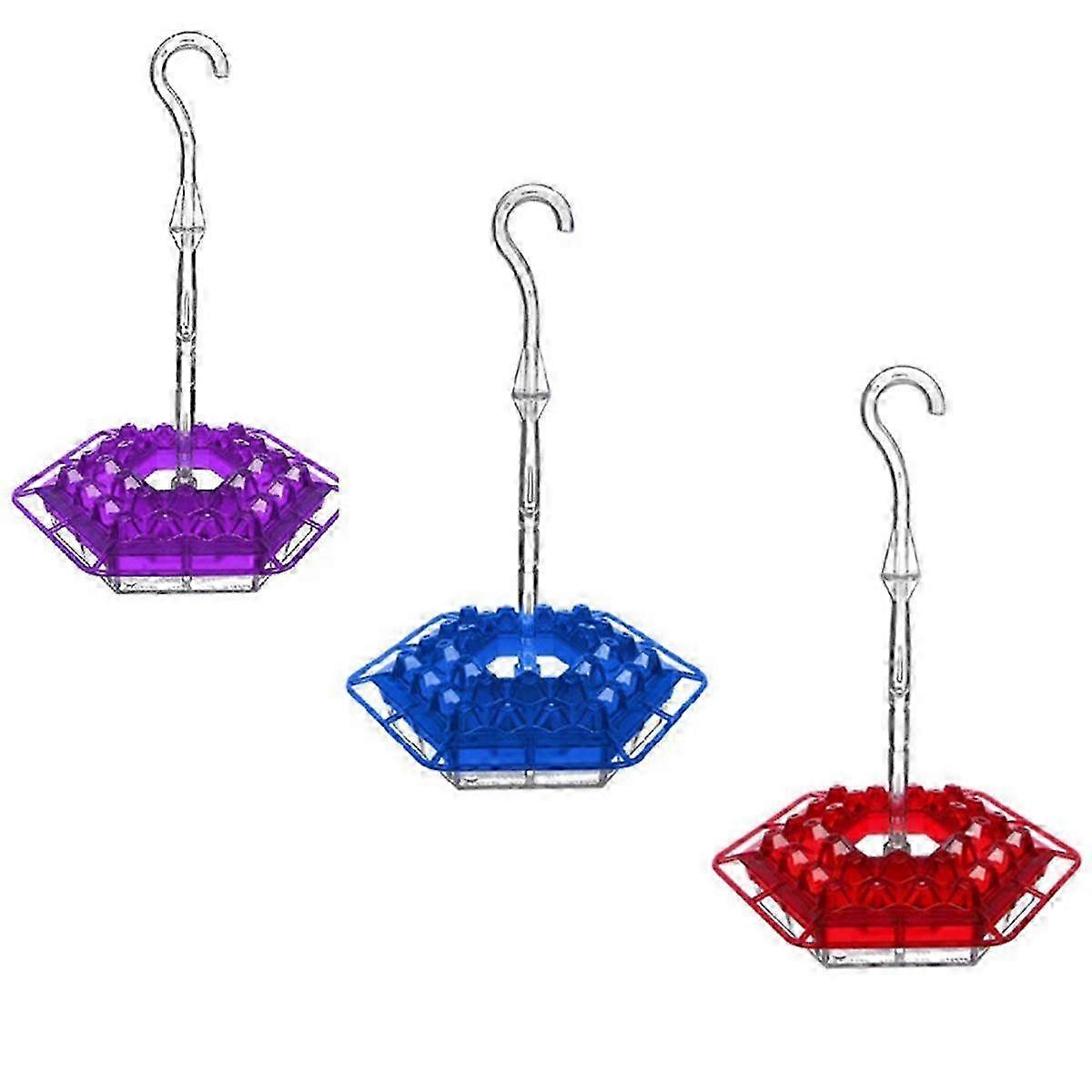 Wind Chime Bird Feeder Outdoor Garden Decoration, Squirrel Proof Hanging Feeder with Seed Tray
