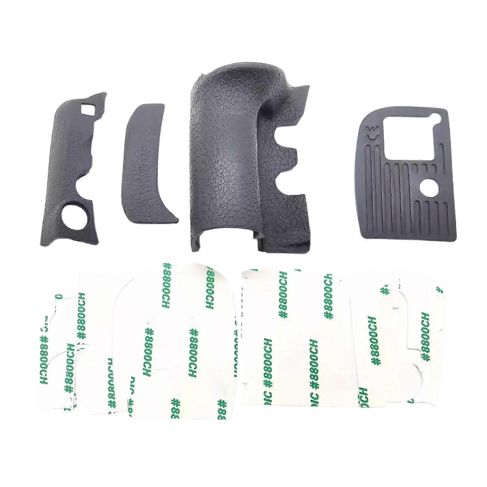 4Pcs/set Rubber Case for D800 Camera Grip Cover Side Bottom Thumb Grip Skin with Self-adhesive Tape