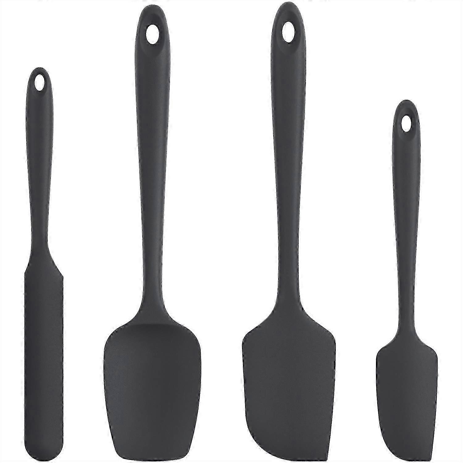 High-Temp Silicone Spatula Set - Heat Resistant Up to 600°F
