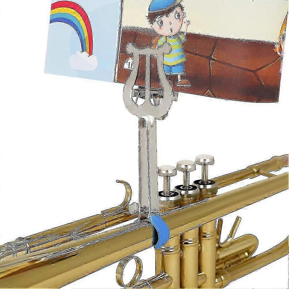 Langlebiger Clamp-On Stand Notenclip für Marching Band Cornet