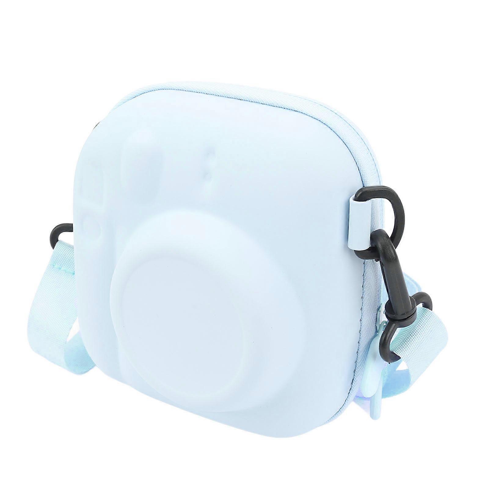Camera Case Protective Portable Camera Carrying Bag with Adjustable Shoulder Strap for Mini 7+ 8 9 11 12 40 Blue 