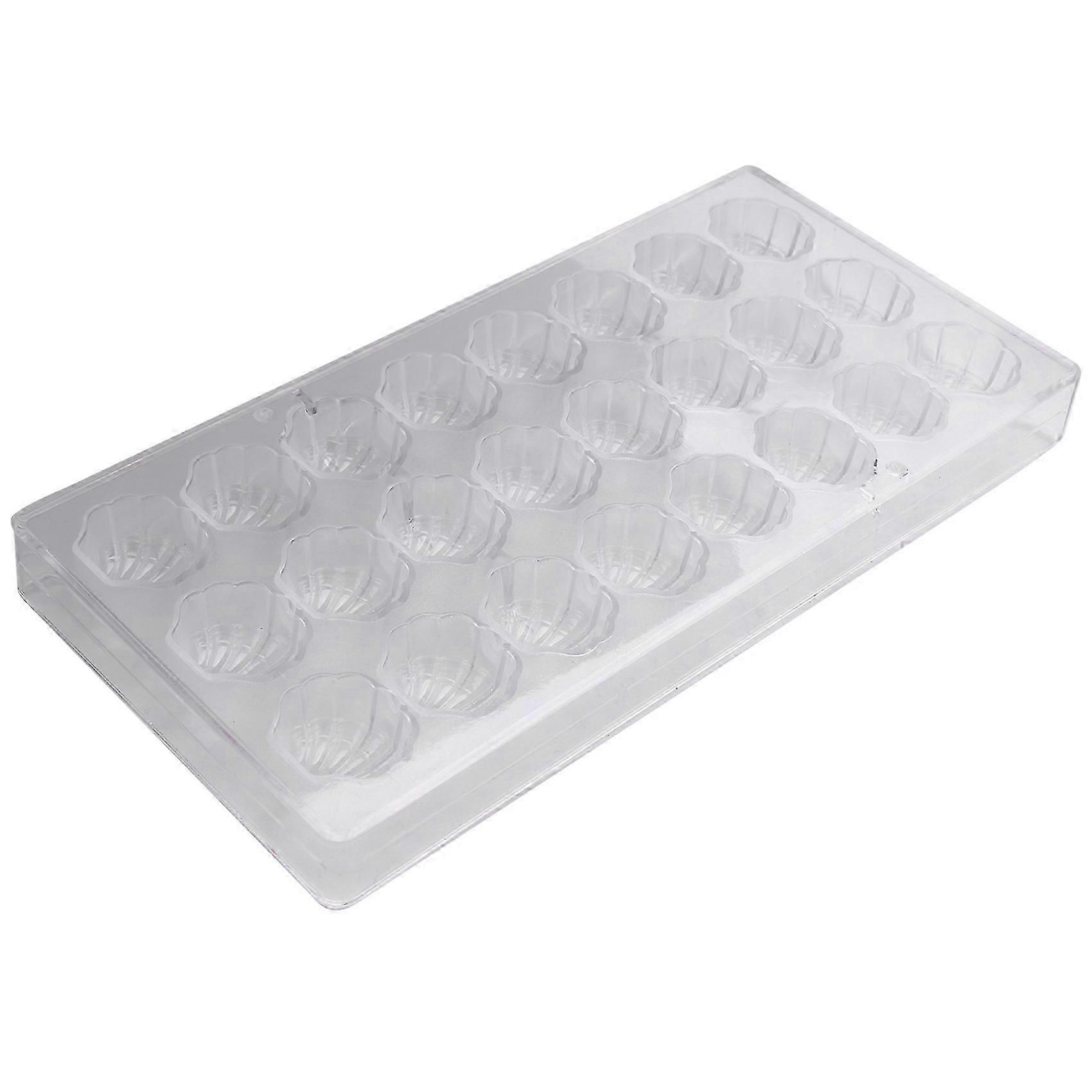 Shell Shape Hard Chocolate Mold 3D Sea Shell Polycarbonate Clear Ice Jelly Candy Mould