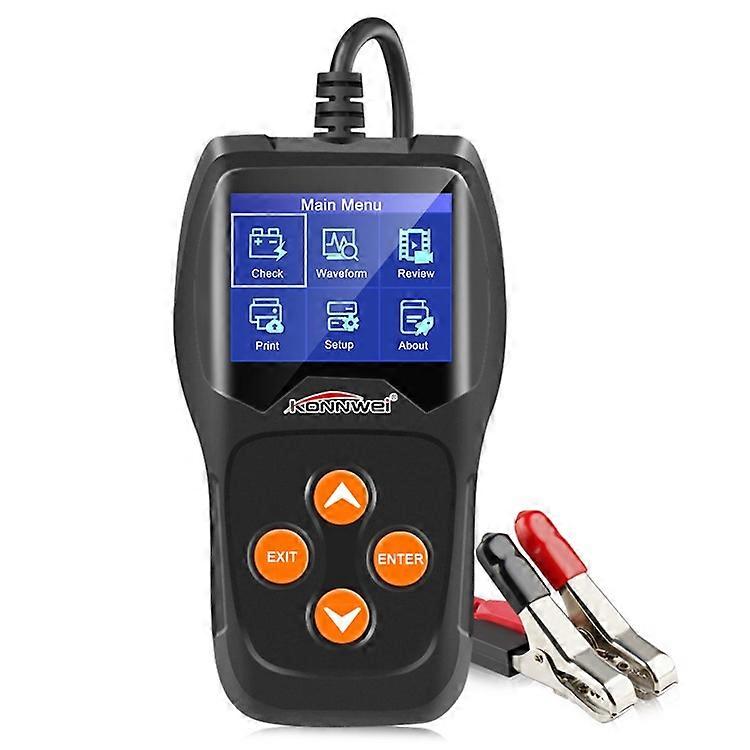 KONNWEI KW600 12V Car Battery Tester 100 to 2000CCA 12 Volt Battery Tools for Car Quick Cranking Charging Diagnostic