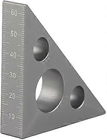 Aluminum alloy triangle ruler, angle ruler, woodworking measuring tool