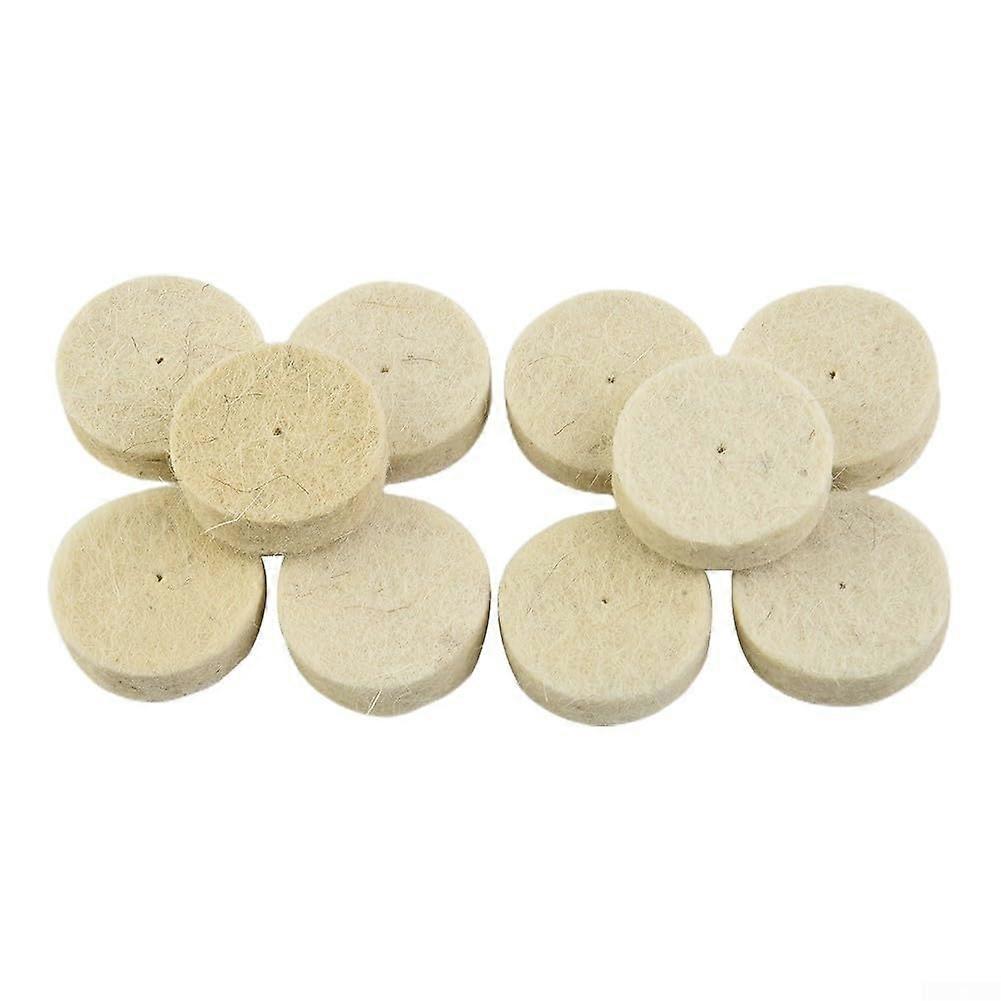 Effectively polish and clean. This complete set conta a total of 33 faux wool polishing discs.