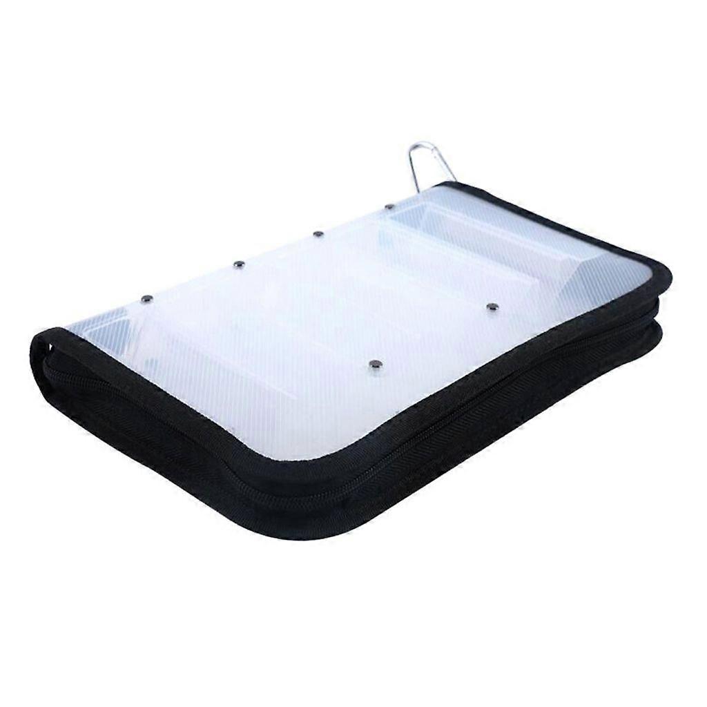 Lure Case Holder Clear 12 Slots Compartment Lure Fishing Tackle Storage Pouch