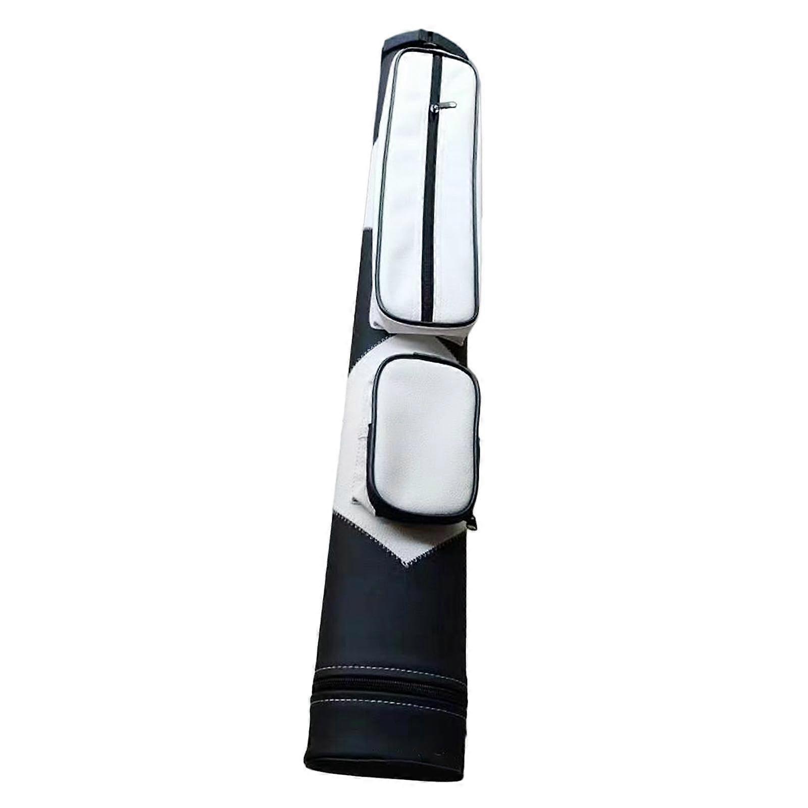 BilliardPoolCueCase, Adjustable shoulder strap, durable hard tube, 1/2 4 holes, Billiard accessories, PoolCueStorageBag