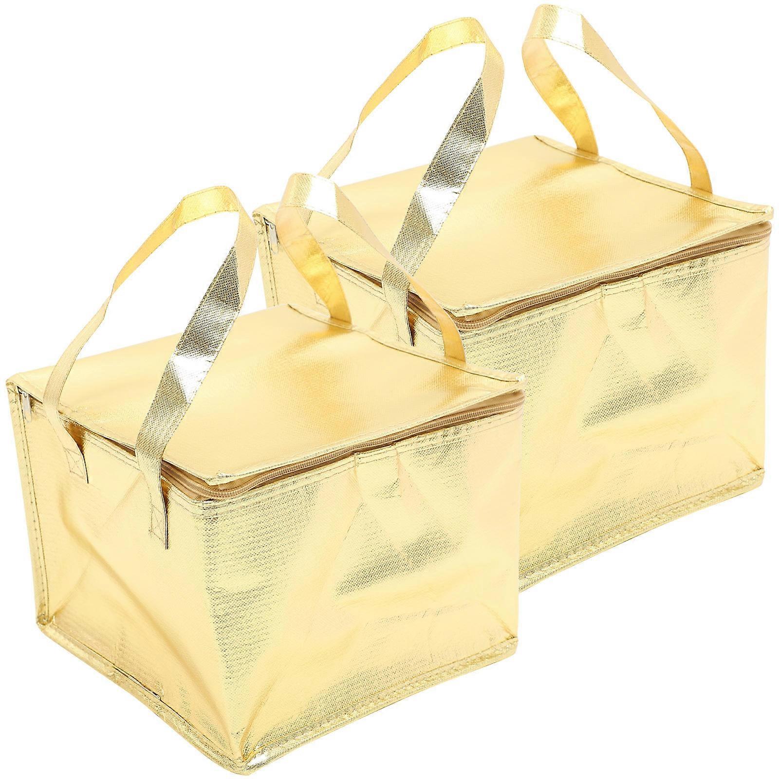 Here's a refined and professional product description for the **2pcs Insulated Food Bag With Zipper**:
### 2 Pack Insulated Food Bags with Zipper