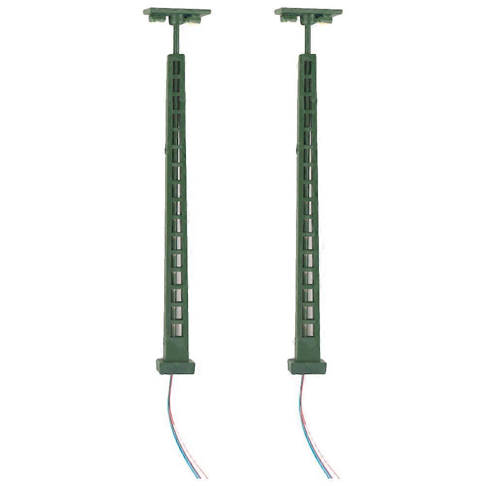 Railroad Signal Light Model Model Building Material DIY Material 2Pack