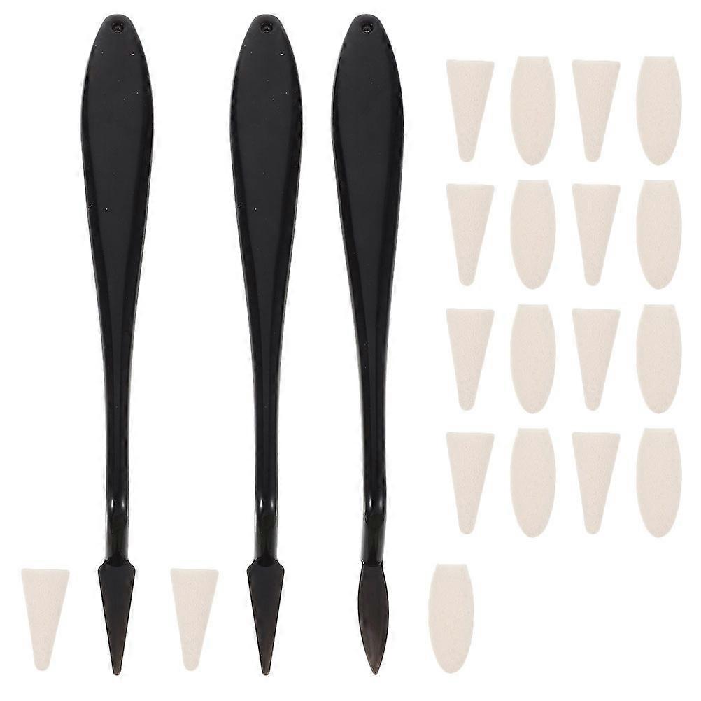 Blending Sponge Pen Drawing Eraser Sketch Supplies Smudging Students Pointed Tip 1Set