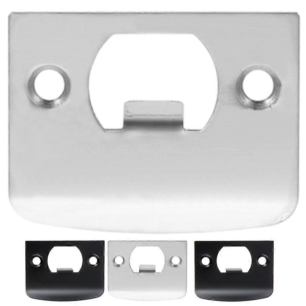 Protecteur de loquet de porte en acier inoxydable Gâche de porte Amélioration de la sécurité Portes d’entrée à la maison 4Pcs