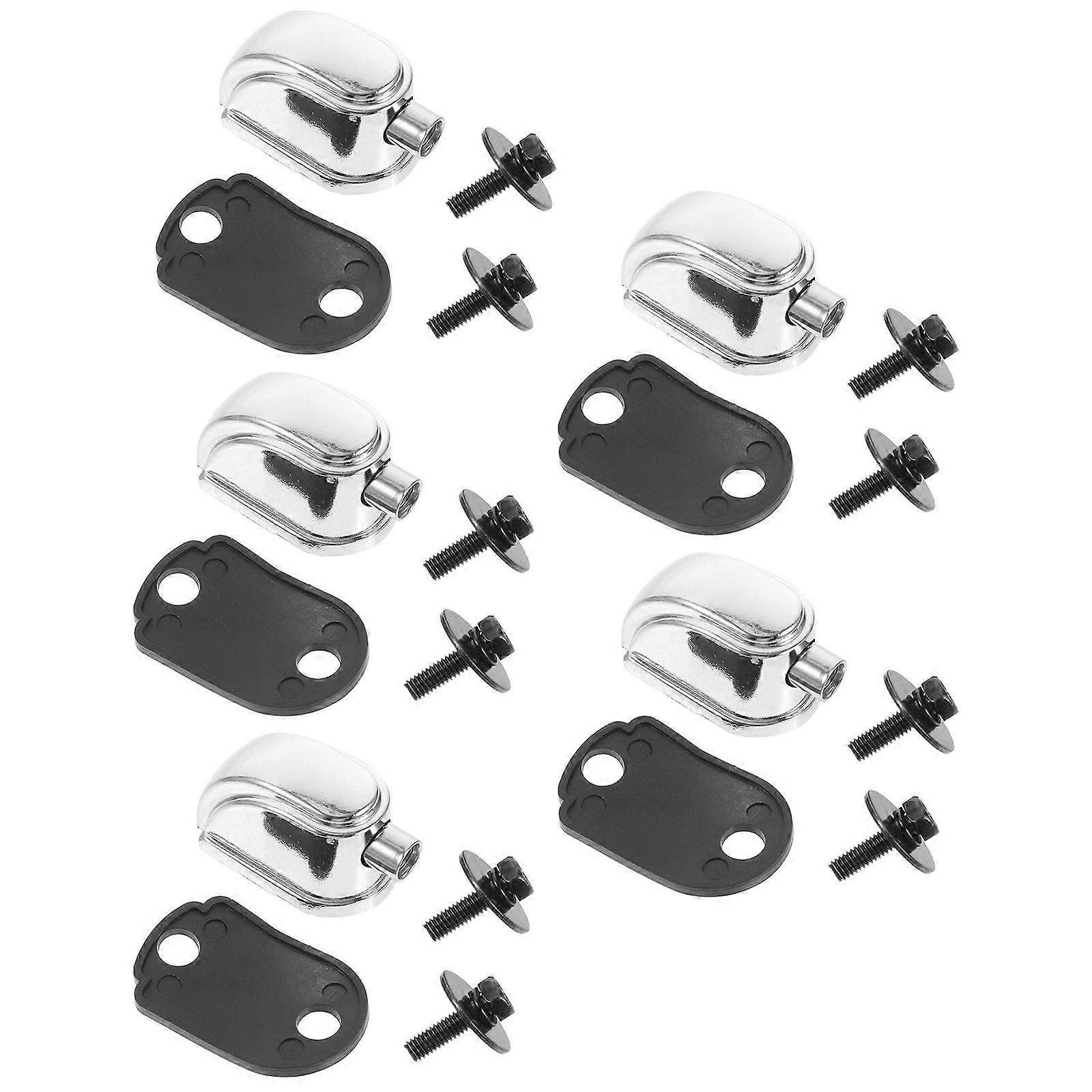5pcs Metal Snare Drum Lug Claw Hook Connectors Durable & Lightweight Percussion Accessories for Easy Installation & Replacement