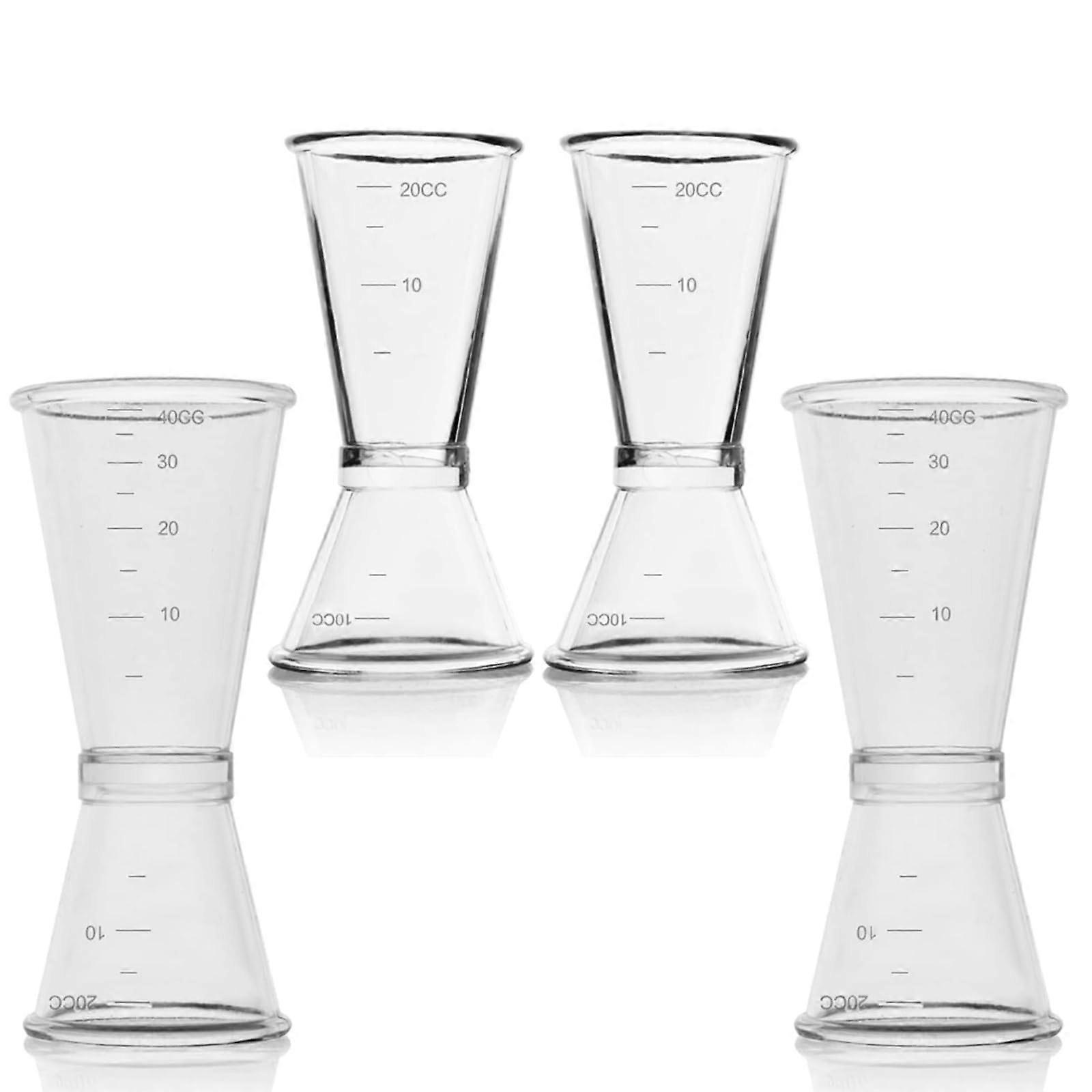 Cocktail Measuring Cups, Drink Shaker, Mixer (10ml/20ml 20ml/40ml)