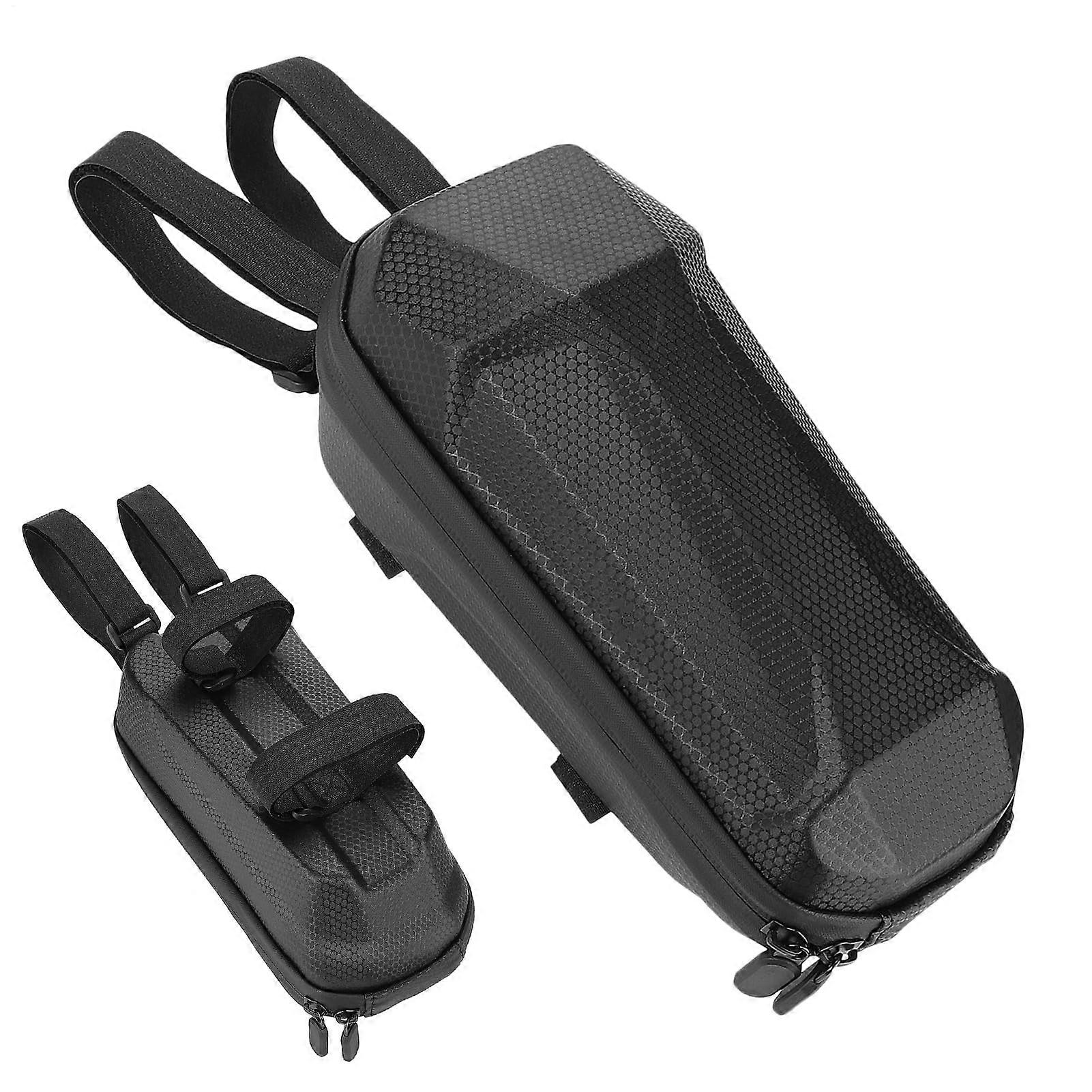 Electric Scooter Handlebar Bag - Waterproof Front Pouch, Reflective Riding Accessory, 2L Capacity Organizer for Daily Commuting